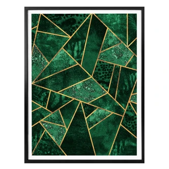 Poster Fredriksson - Dark Green Emeralds 