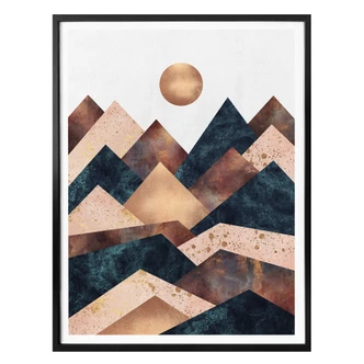 Poster Fredriksson - Autumn in the Mountains 