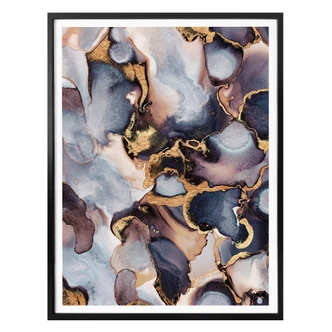 Poster Fredriksson - Pink and Gold Shades 