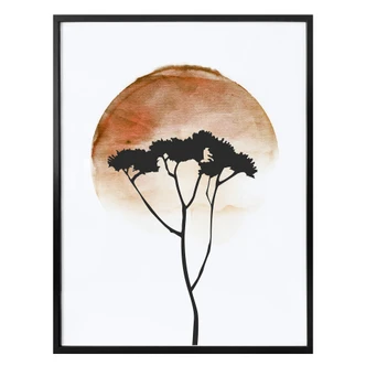 Poster Kubistika - African Desert 