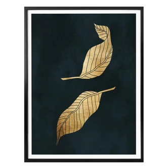 Poster Kubustika - Golden Leaves 