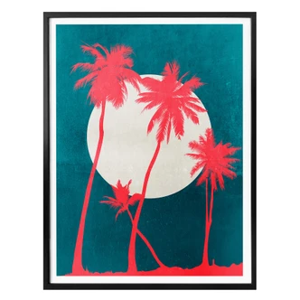 Poster Kubistika - Caribbean Night 