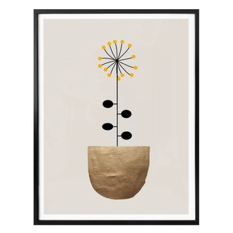 Poster Kubistika - Small Sunflowers 