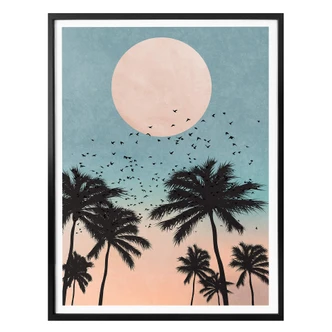Poster Kubistika - Sunset 