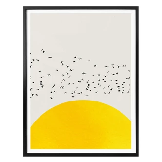 Poster Kubistika - Birds 