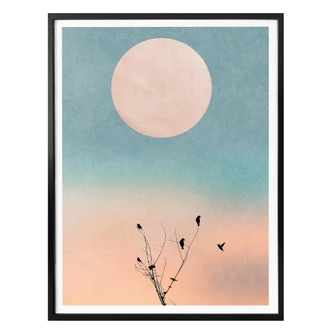 Poster Kubistika - Warm Morning 