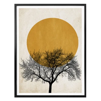 Poster Kubistika - Winter Morning 