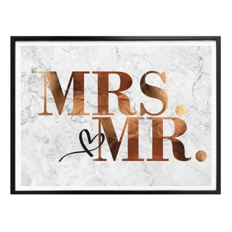 Poster Copper - Mrs & Mr 