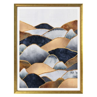 Poster Fredriksson - Golden hills 