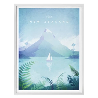 Poster Rivers - New Zealand 
