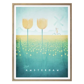 Poster Henry Rivers - Amsterdam 