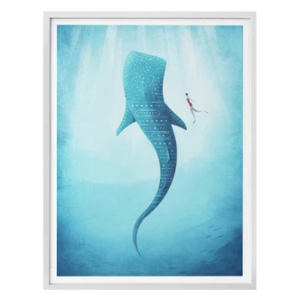 Poster Rivers - The Whale shark 