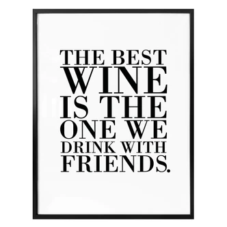 Poster - The best wine 