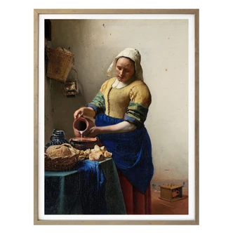 Poster Vermeer - The Milkmaid 