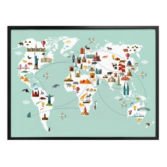 Poster Travel the World 