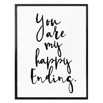 Poster You are my happy ending 