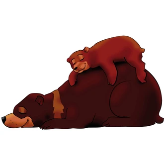 Brown Bears Wall sticker 