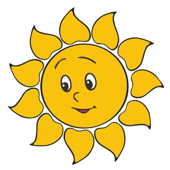 Lovely Sun Wall sticker 