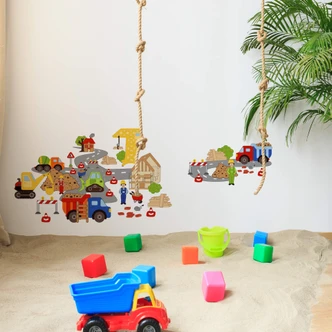 Construction Site Set Wall sticker 