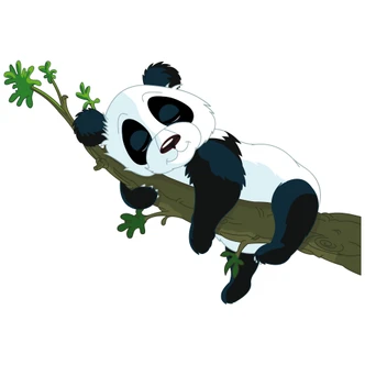 Sleeping Panda Wall sticker 