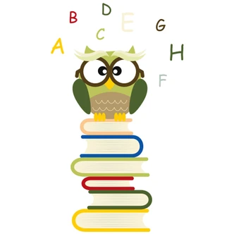 Books Owl Wall sticker 