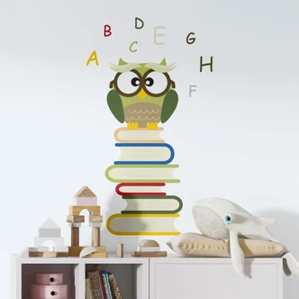 Books Owl Wall sticker 