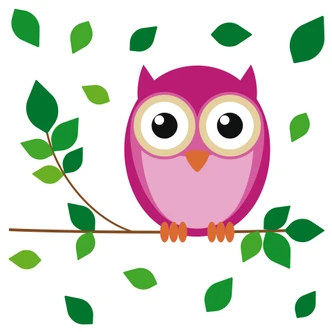 Mrs. Owl Wall sticker 
