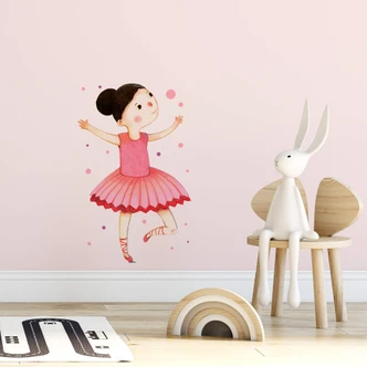 Loske - Pretty Ballerina - Wall Sticker 