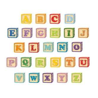 Toy Bricks Alphabet Wall sticker 