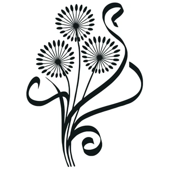 Dandelion Abstract Wall sticker 