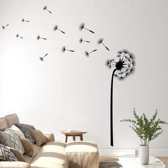 Dandelion in the Wind Wall sticker 