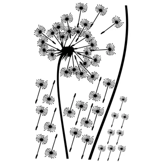 Dandelion Dancing Wall sticker 