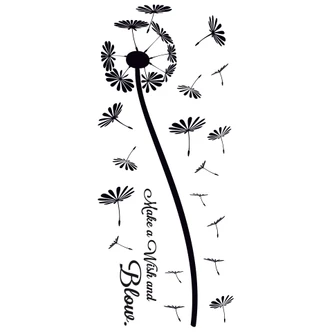 Dandelion - Make a wish and blow Wall sticker 