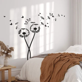 Dandelions with Butterflies Wall sticker 