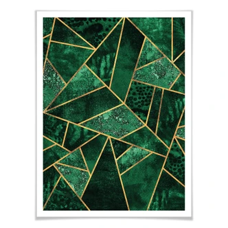 Poster Fredriksson - Dark Green Emeralds 