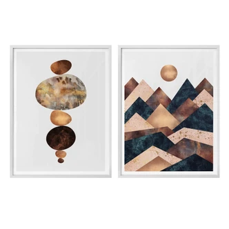Poster set incl. frames - Fredriksson - Harmony 