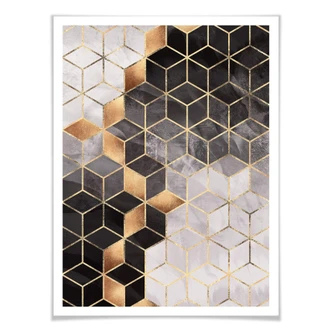 Poster Fredriksson - Smoky Cubes 