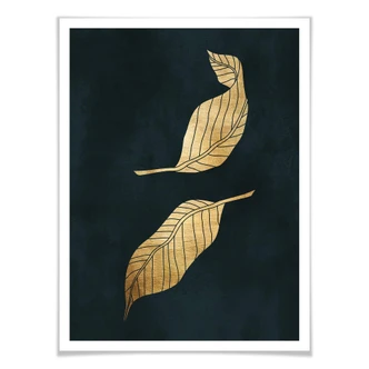 Poster Kubustika - Golden Leaves 