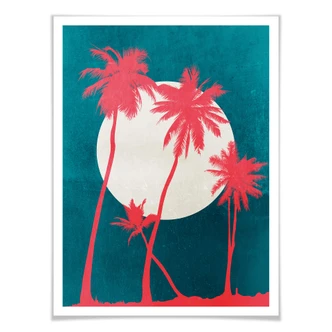 Poster Kubistika - Caribbean Night 