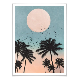 Poster Kubistika - Sunset 