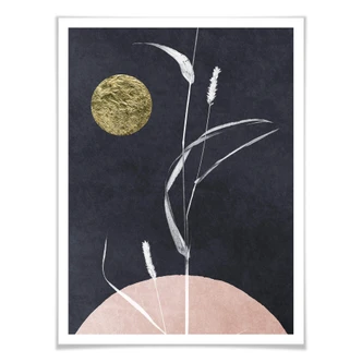 Poster Kubistika - Full moon 
