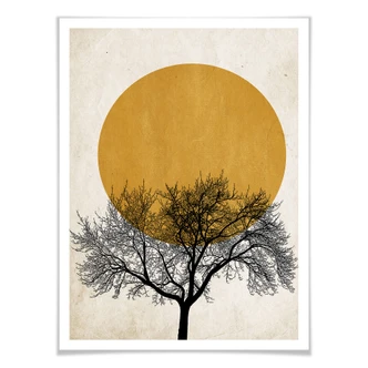 Poster Kubistika - Winter Morning 