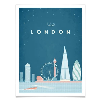 Poster Rivers - London 