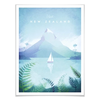 Poster Rivers - New Zealand 