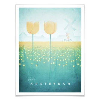 Poster Henry Rivers - Amsterdam 