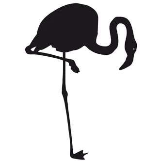 Flamingo Silhouette Wall sticker 
