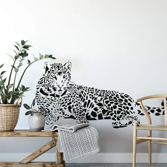 Lying Leopard Wall sticker 