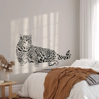 Lying Leopard Wall sticker 
