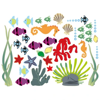 Aquarium Wall sticker 