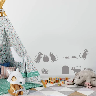 Set of Mice Wall stickers 